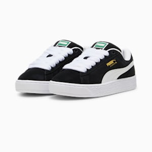 Sneakers Suede XL pour enfant et adolescent, PUMA Black-PUMA White, extralarge